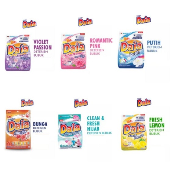 Sabun Cuci Baju Serbuk Daia 1.6kg Deterjen Bubuk