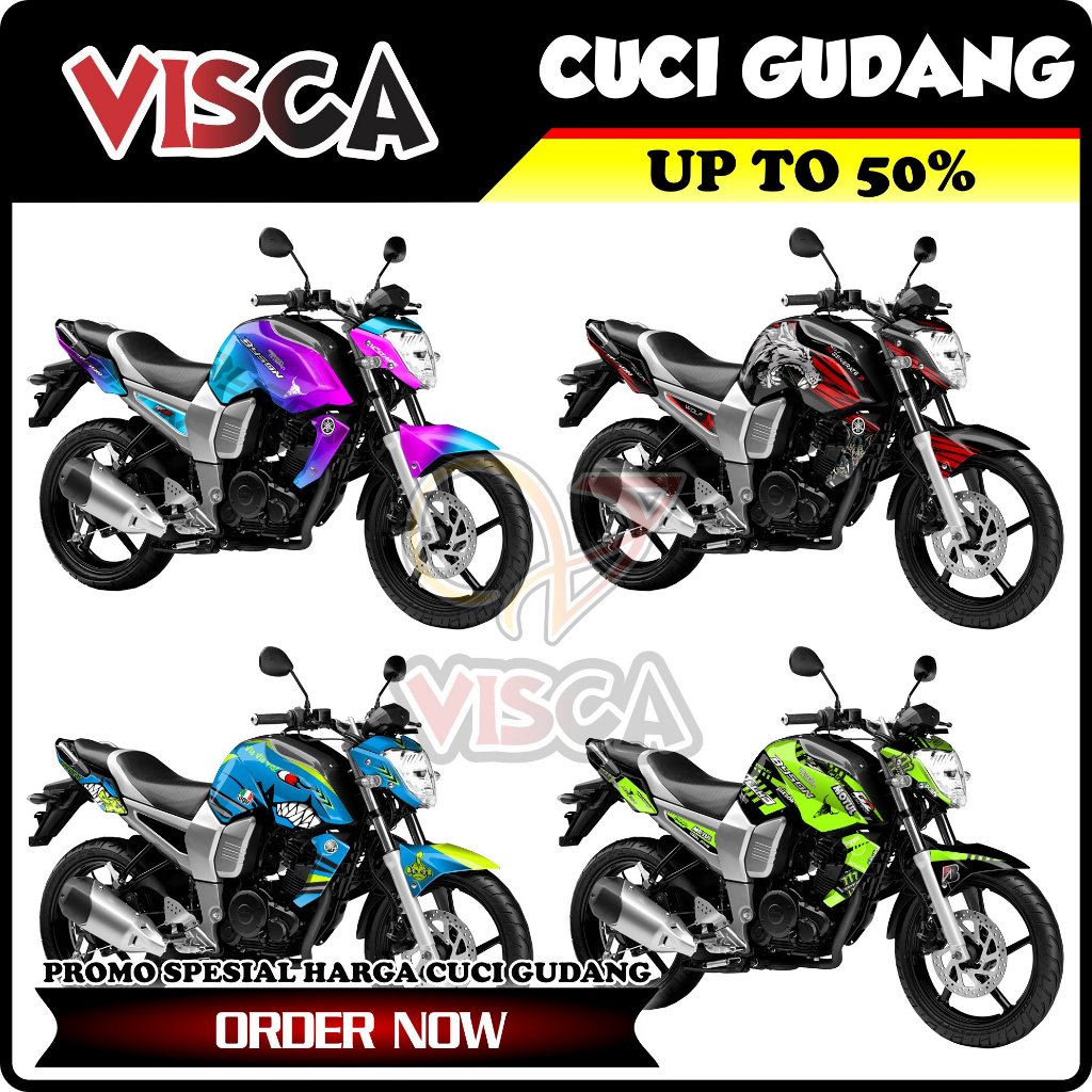 【CUCI GUDANG】Decal Byson Karbu Full Body Variasi Harga Murah / Stiker Motor Byson Karbu Full Body / 