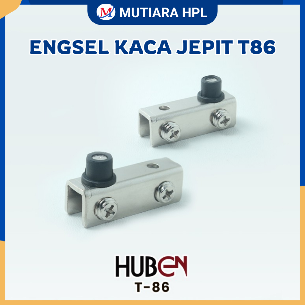 Engsel Jepit Kaca T86 / Pivot Hinge Glass Door / Engsel Pivot Kaca / Engsel Pintu Lemari Kaca