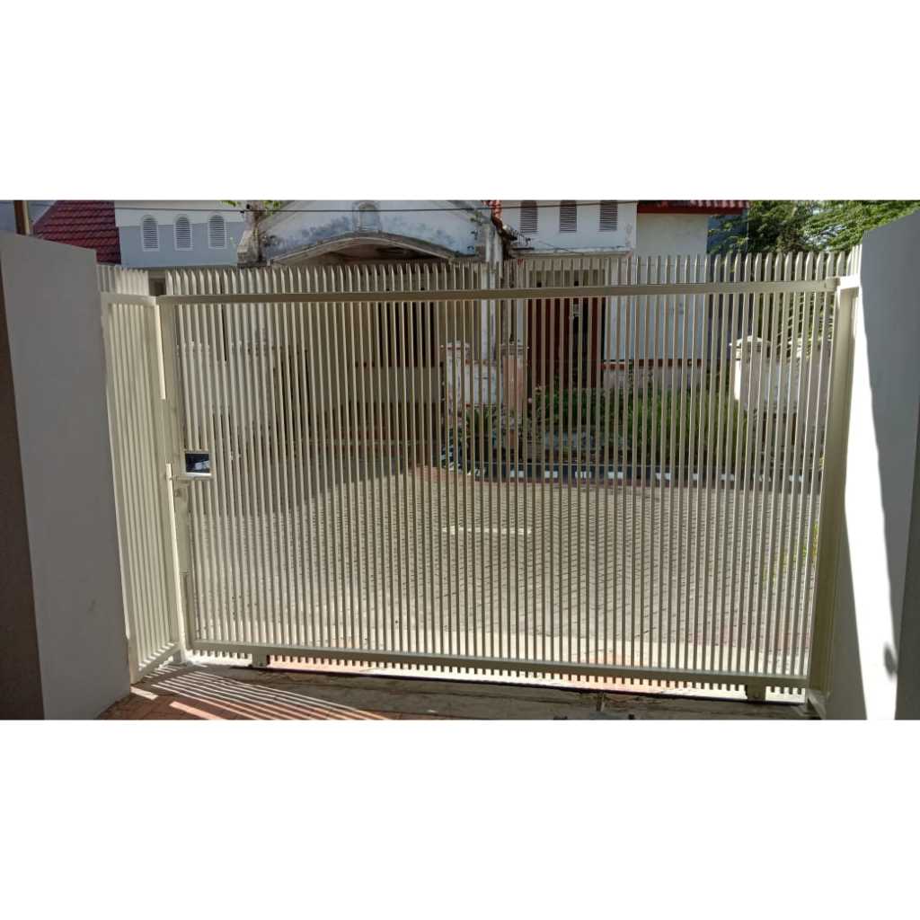 pagar rumah minimalis bahan galvanis