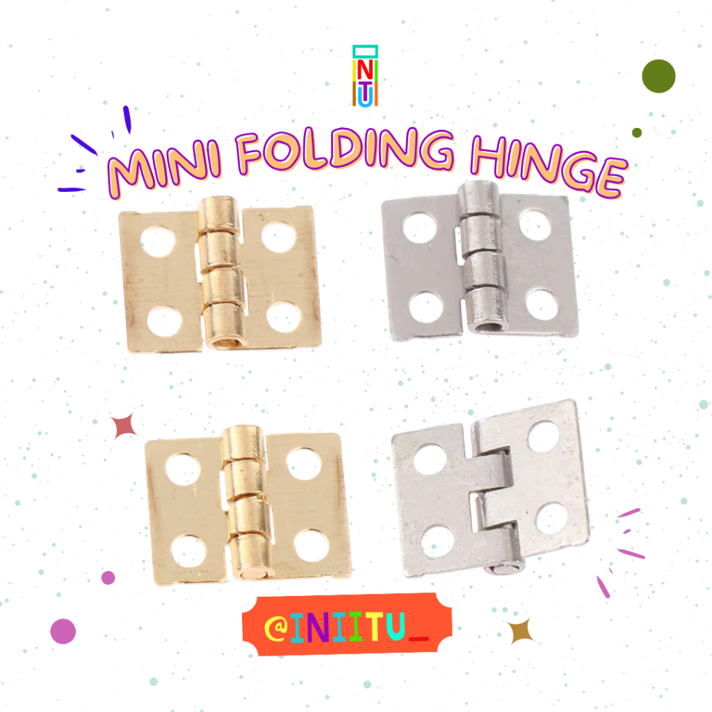 

[Mini Hinge] Engsel Mini Miniatur Pintu Kotak Handmade Box