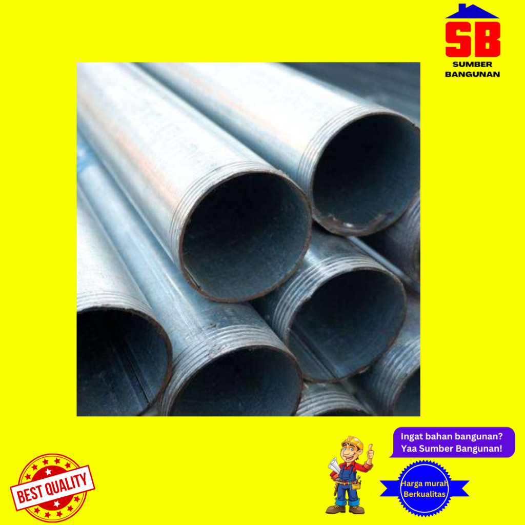 PIPA BESI GALVANIS 2" 2 INCH MEDIUM