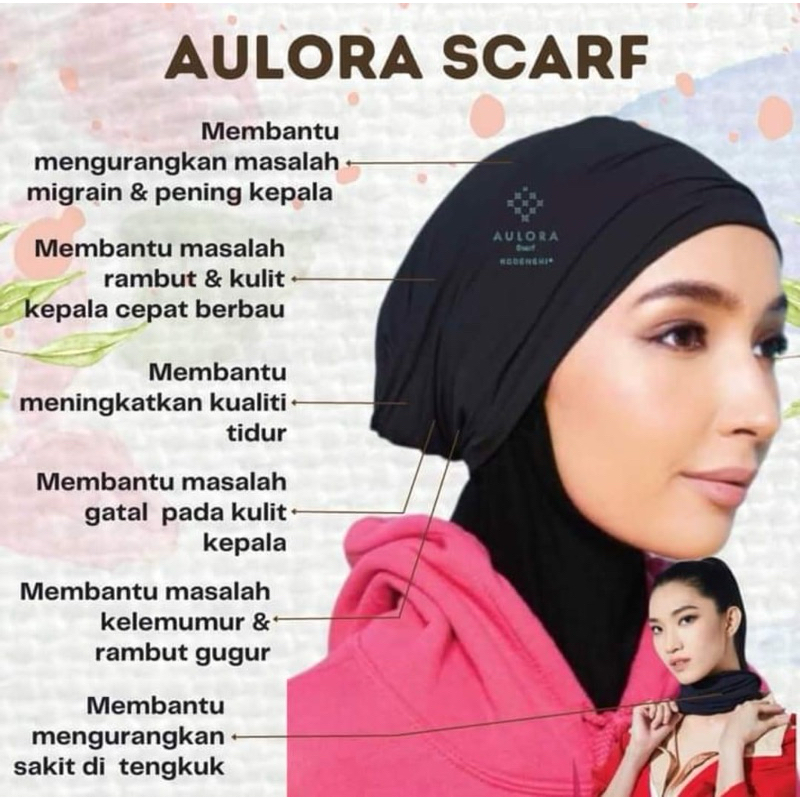 (READY STOCK) SCARF AULORA ,AULORA SCARF ,CIPUT AULORA ,TOPI AULORA ,SCRAF AULORA