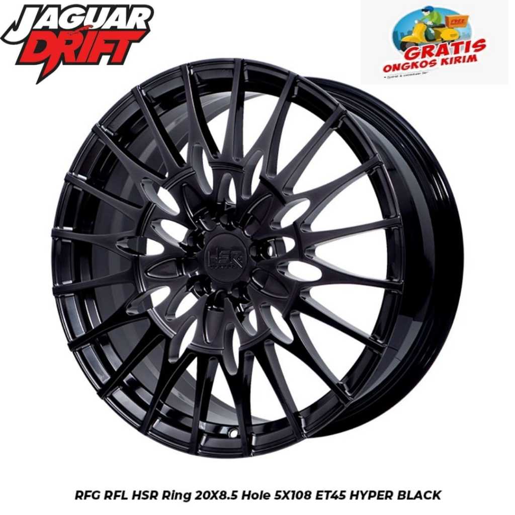 velg mobil forget ring 20 lebar 8.5 pcd 5 x 108 et 45 velg original