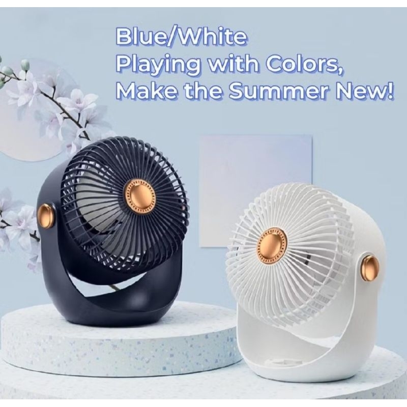 Visalux VS 3155B Kipas Angin Portabel Rechargeable Fan 3 in 1/ Kipas Angin Gantung 7 inch KHUSUS BAT