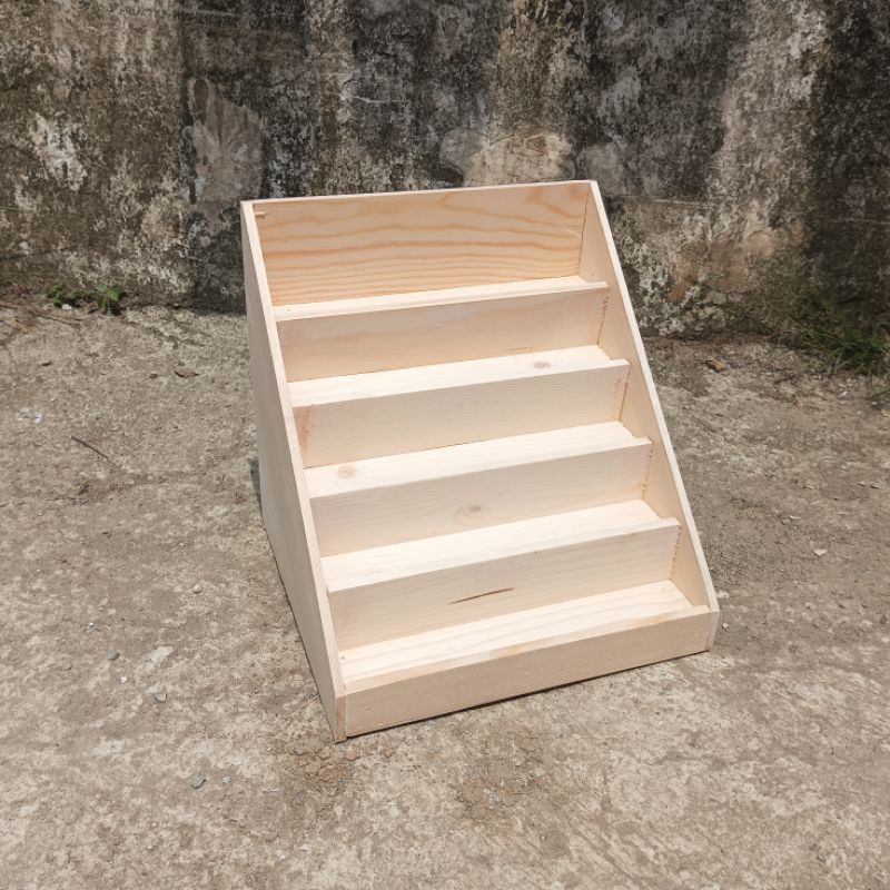 Rak Susun Kayu 5 Tingkat Rak Display Parfum