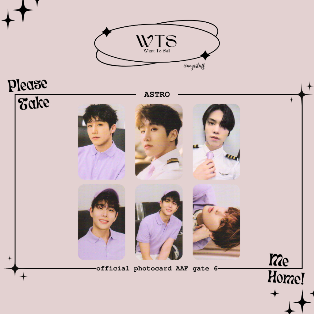 [astro] official photocard AAF gate 6