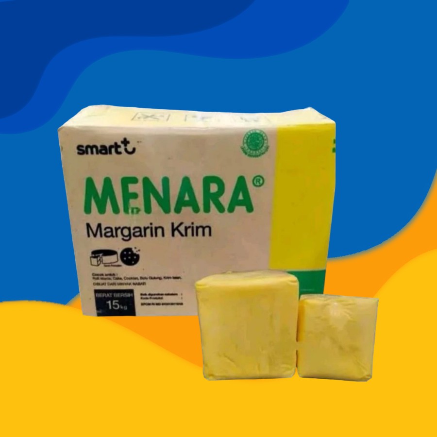 

Mentega MENARA - Mentega Margarin Kuning. Repack 500gr/1kg