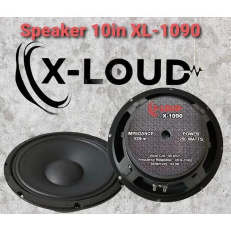Speaker 10 inch X-LOUD 1090 middle,Speaker X-LOUD middle X-1090 Original