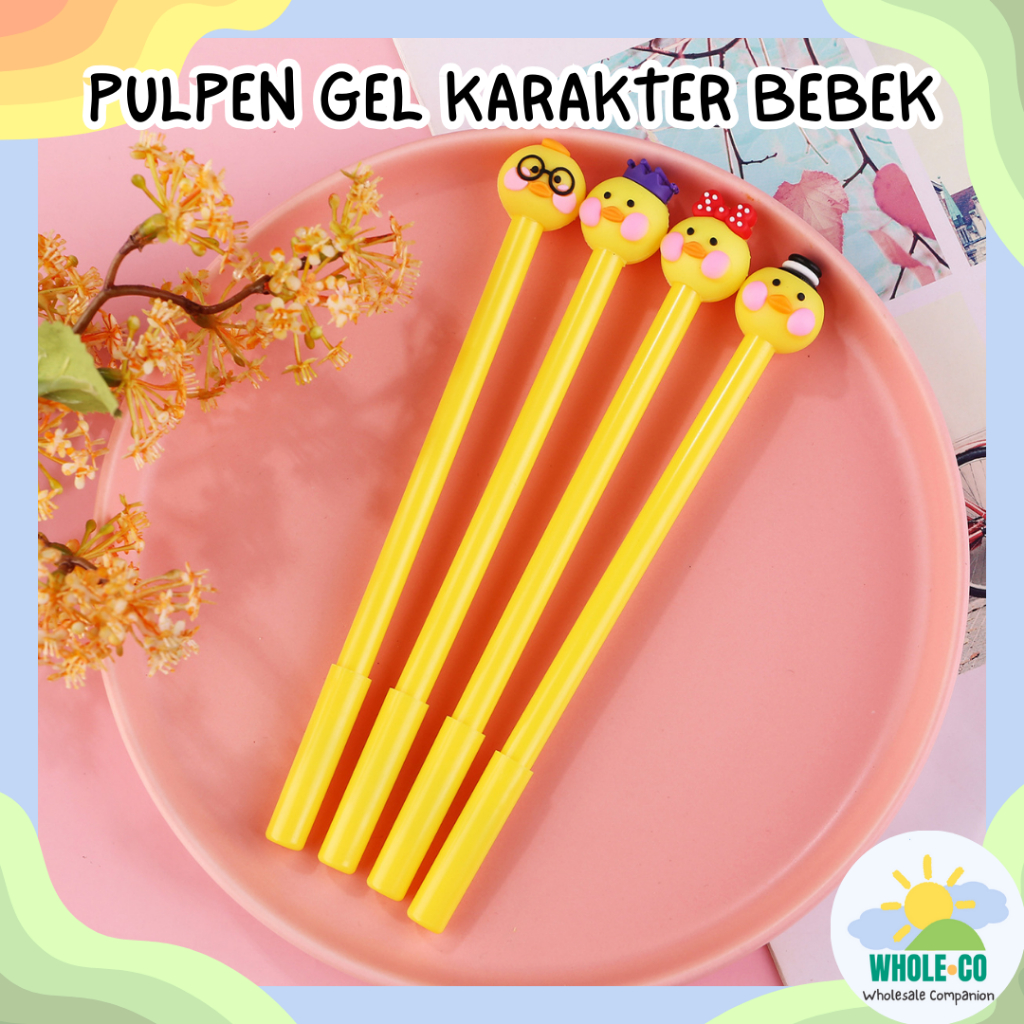 

Pulpen Gel Karakter Bebek Pena Premium Hewan Kuning Duck Costume Kostum Lucu Unik Imut Grosir Termurah COD PGK-1068