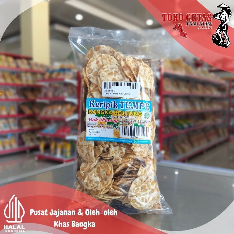 

Keripik Tempe Mak Chinday 250gr
