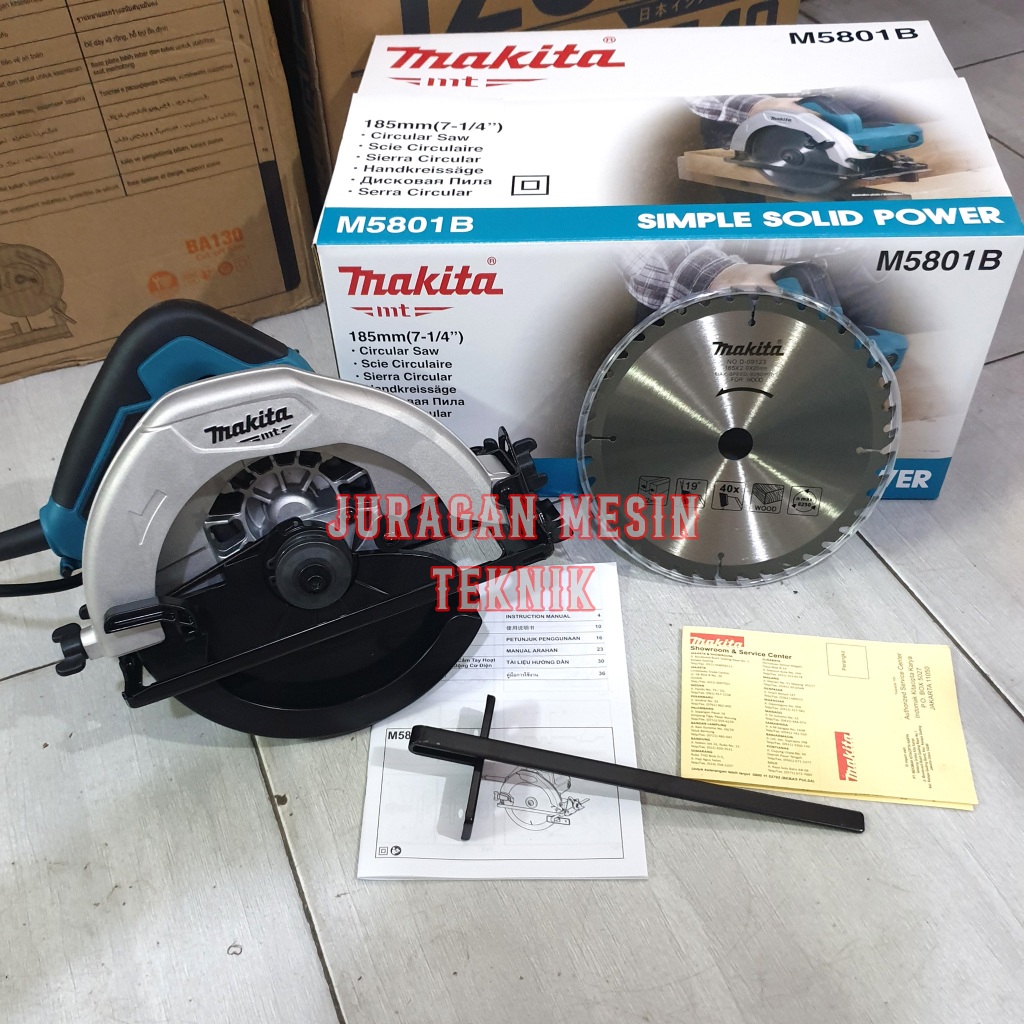 Circular Saw Makita M5801B 7 Inch - Mesin Serkel Kayu
