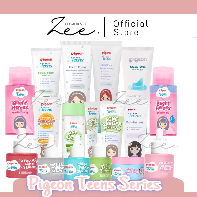 PIGEON TEENS SERIES | PIGEON TEENS SKINCARE LENGKAP