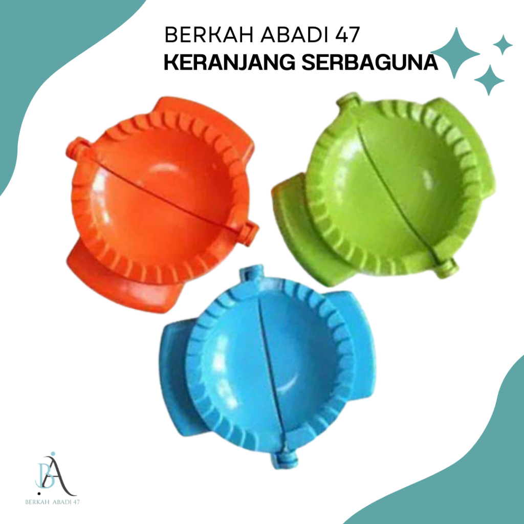 Cetakan Pastel Plastik Cetakan Pangsit 1 Set 3 Pcs Besar Sedang Kecil