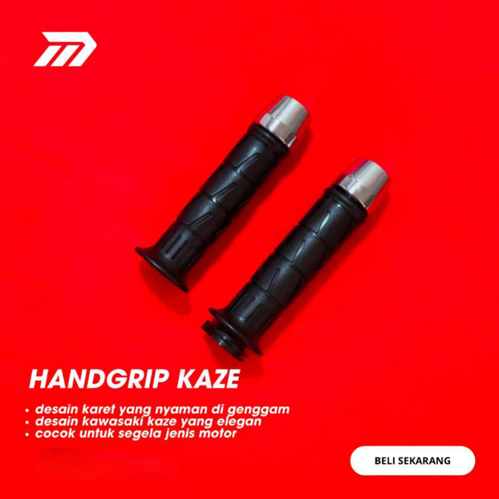 Handgrip Kaze Original Kawasaki Hand Grip Kawasaki Kaze Kanan Kiri pnp vario beat pcx nmax aerox cbr