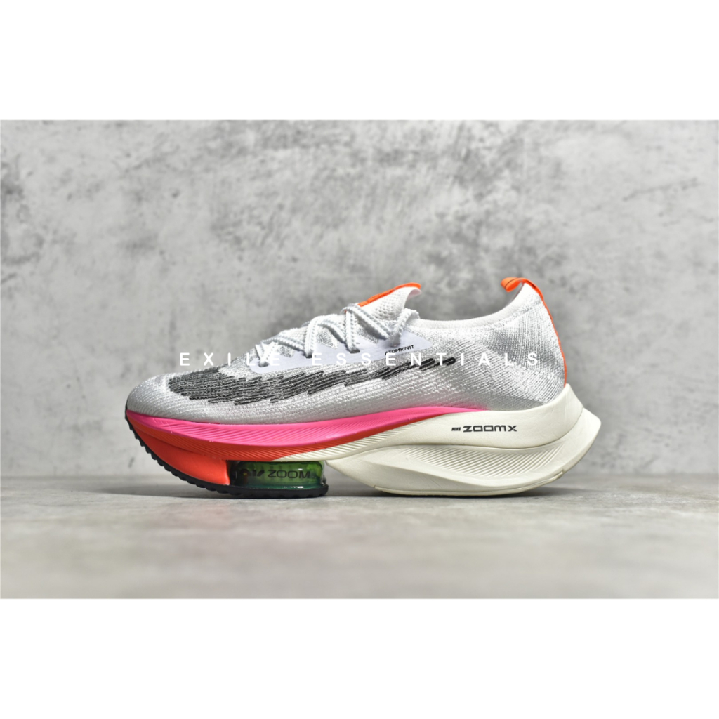 [READY STOCK SIZE 39] Nike Air Zoom Alphafly NEXT% Flyknit Rawdacious (White Pink)