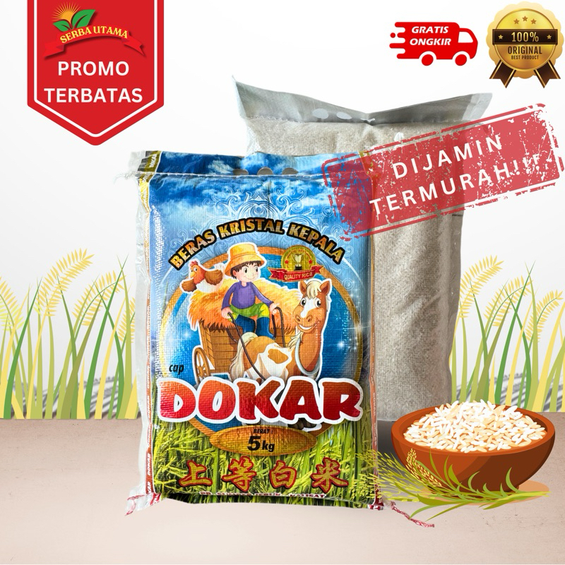 

Beras Kristal Kepala Dokar 5kg
