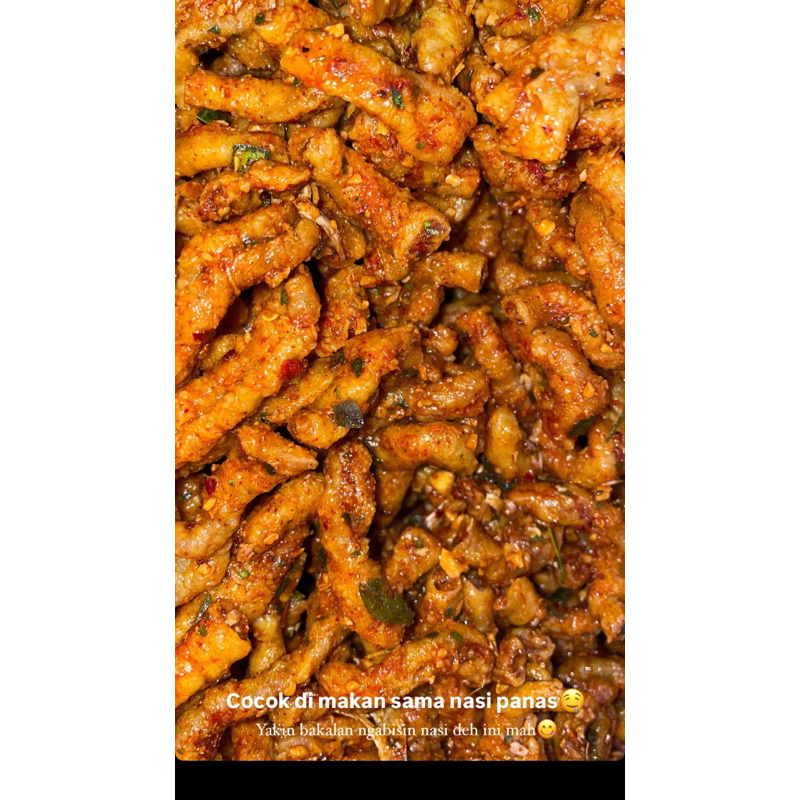 

USUS CRISPY DAUN JERUK BUMBU MELIMPAH RUAH