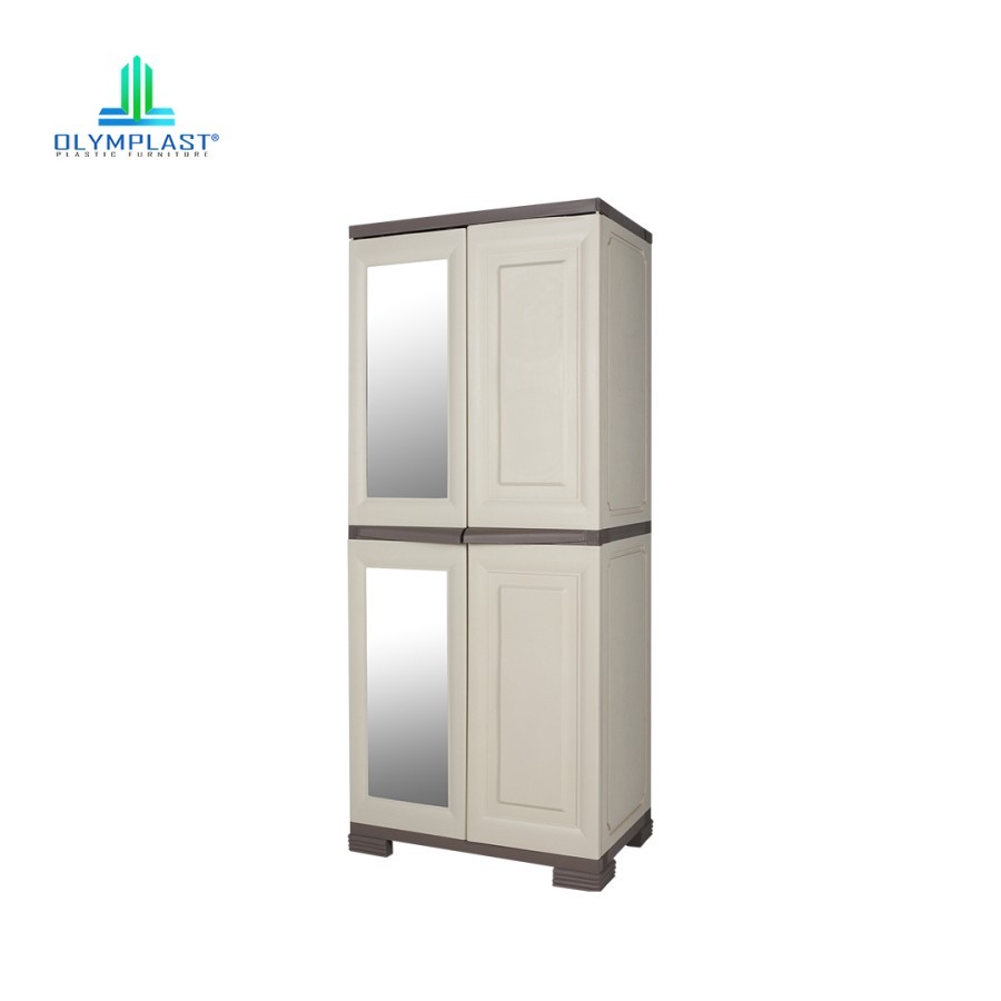 Lemari Pakaian / Lemari Plastik / Lemari Baju 2 Pintu Olympic Olymplast 2P / OMC ST2
