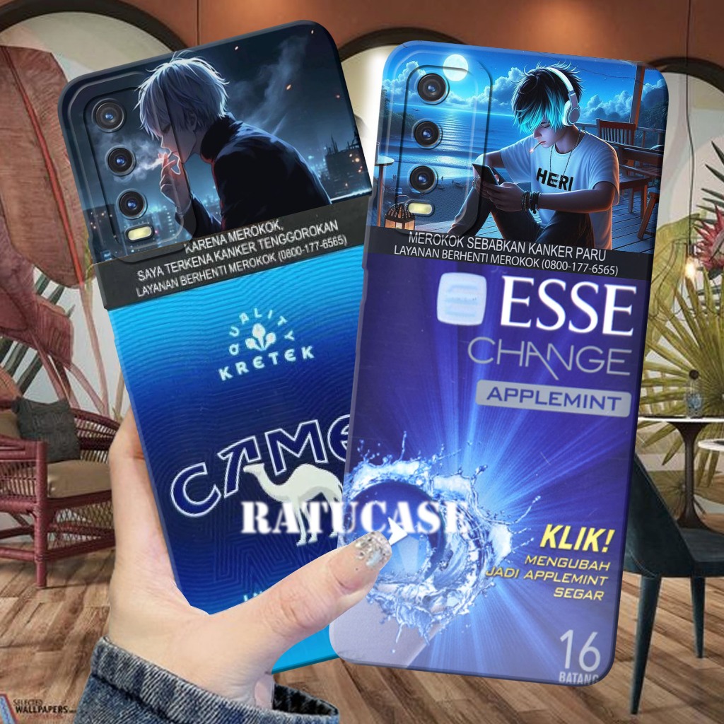 Softcase Vivo Y12S/Y20/Y20S Motif Rokok Anime Aesthetic - Case Motif Keren - Case Terbaru - Case Kek