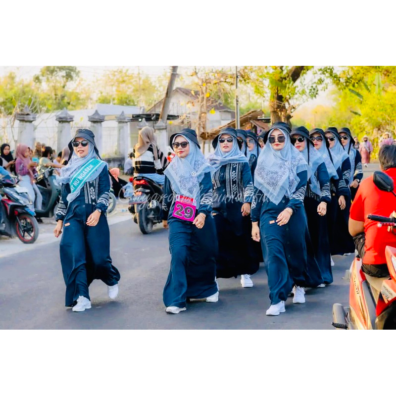 DAILY DRESS TENUN JANNA SERIES BY FAREECHA banyak warna geser, gamis twill tenun kekinian. gamis ten