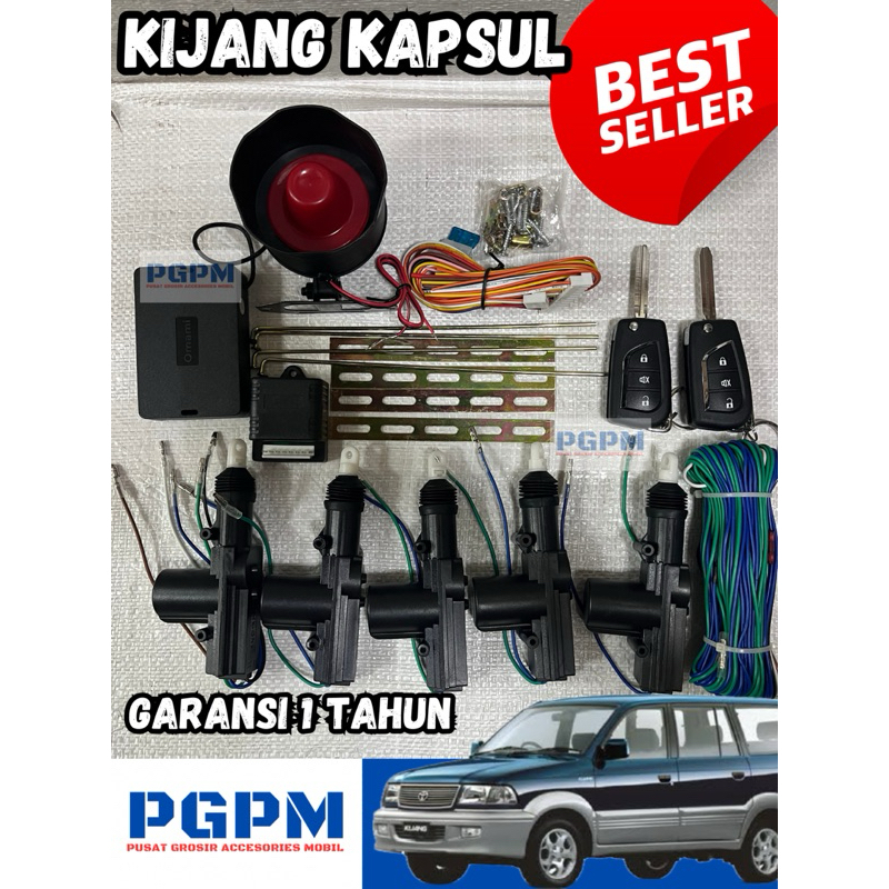 Alarm Central Lock Kijang Kapsul 5 Pintu Garansi 1 Tahun Berkualitas
