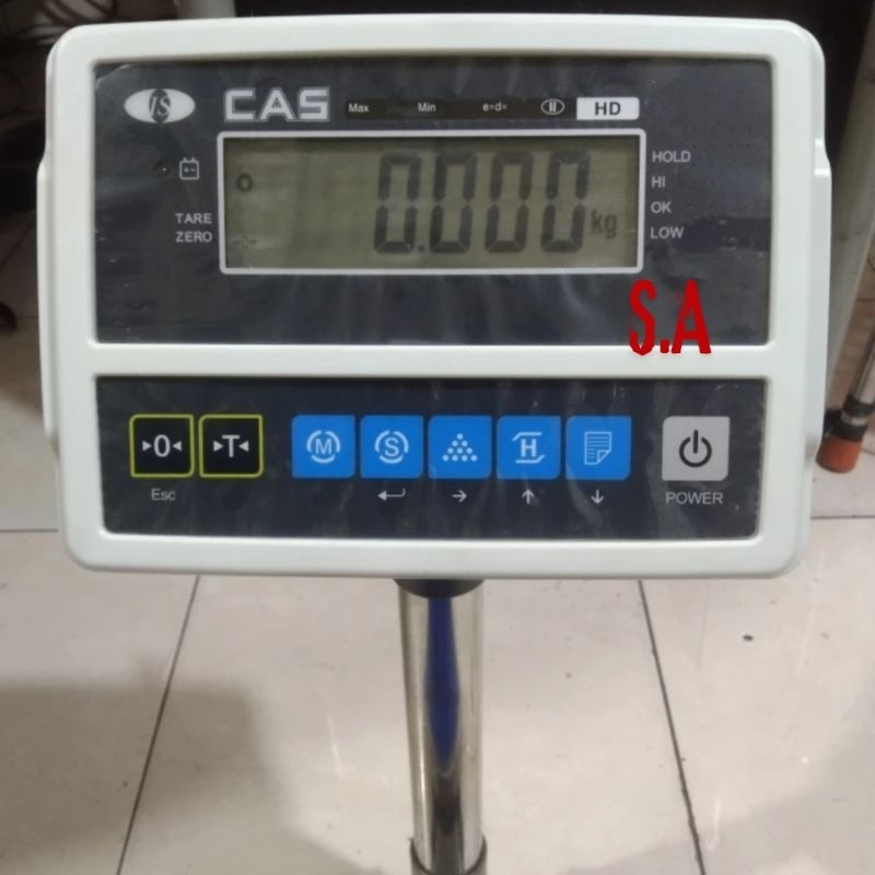 TIMBANGAN CAS HDI UKURAN PLATFROM 24CM ×30CM / kap.30kg × 1gr /timbangan digital mini 30kg × 1gr / T