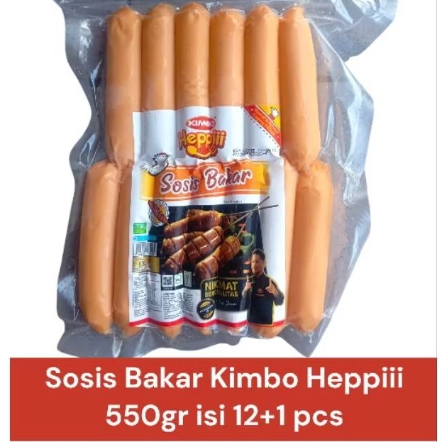 

sosis bakar kimbo heppiii 550gr isi 12+1 pcs