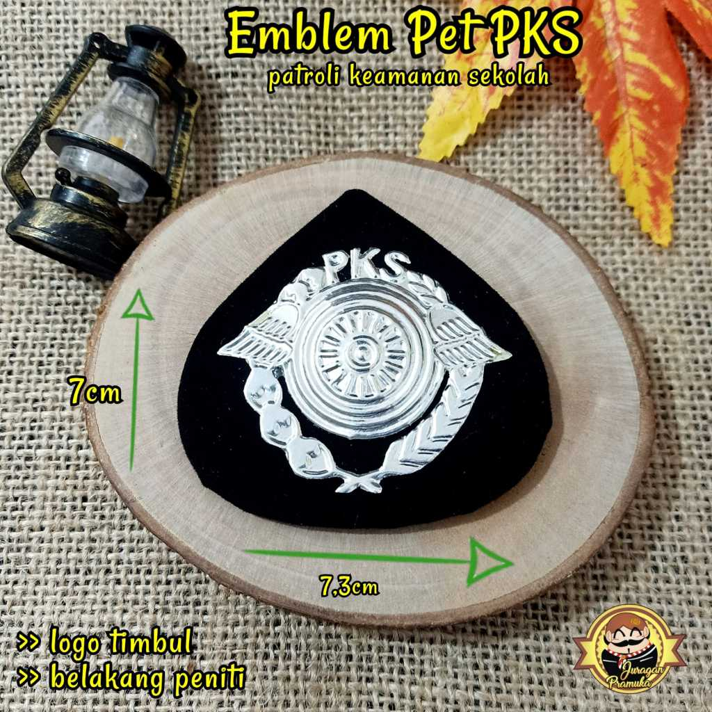 EMBLEM PET PKS ( PATROLI KEAMANAN SEKOLAH )