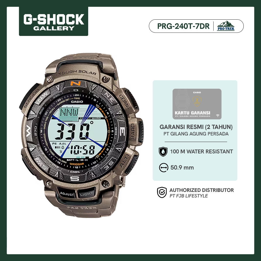 Jam Tangan Pria Protrek PRG-240T-7DR Digital