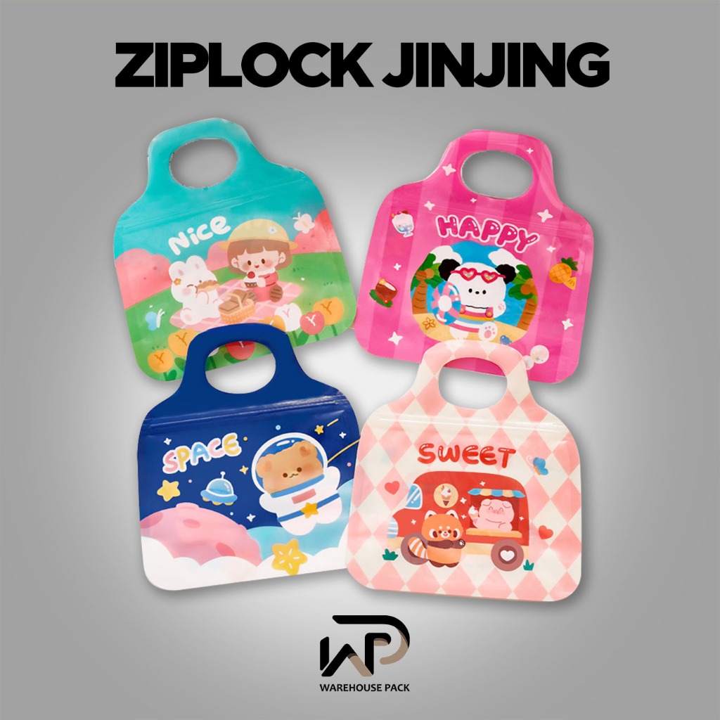 

Ziplock Jinjing | Tas Jinjing Ulang Tahun Anak | Plastik Goodiebag Tenteng | Souvenir Hampers Ziplock Bag