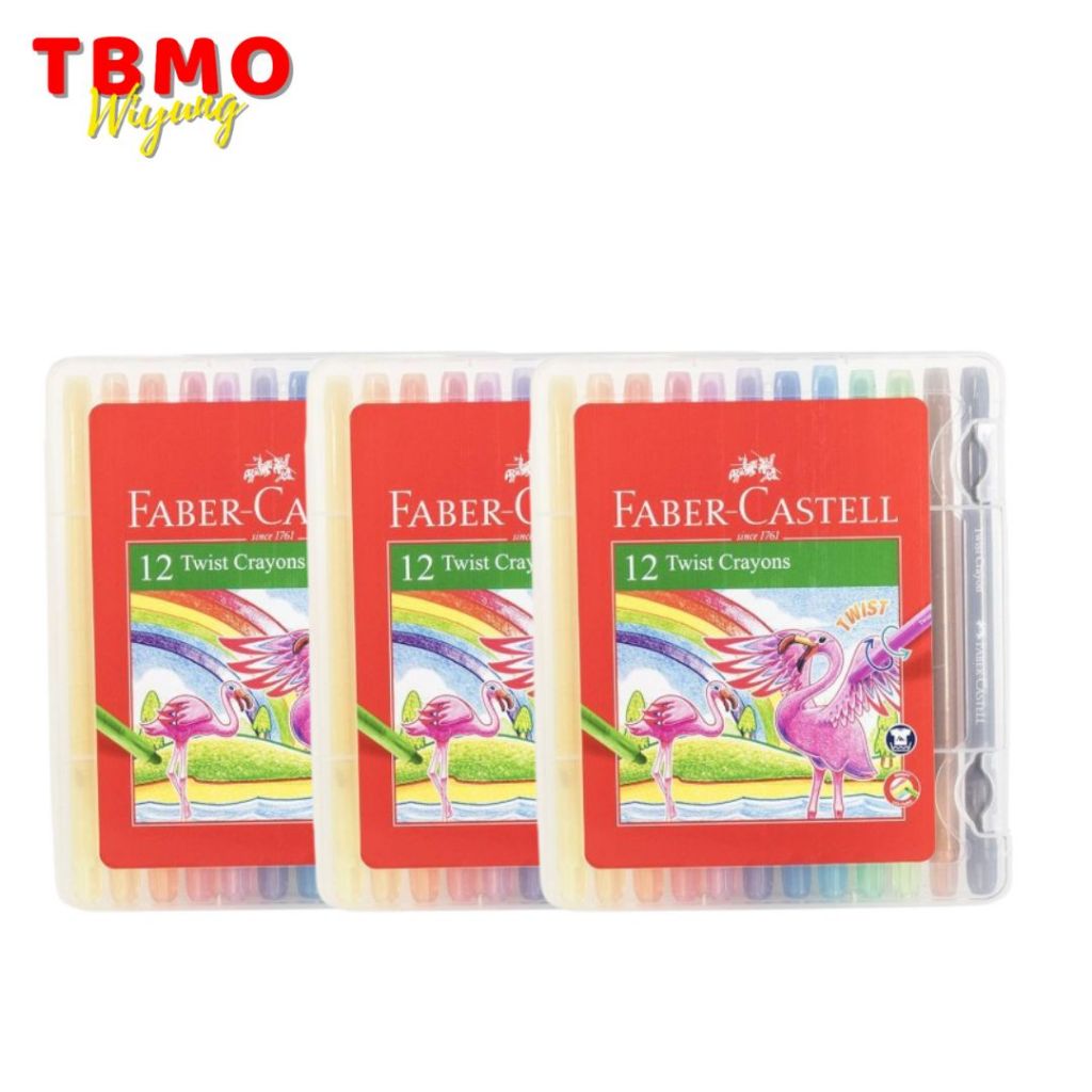 

Tbmo Twist Crayon 12 Warna 520612 Faber-Castel / Crayon Putar