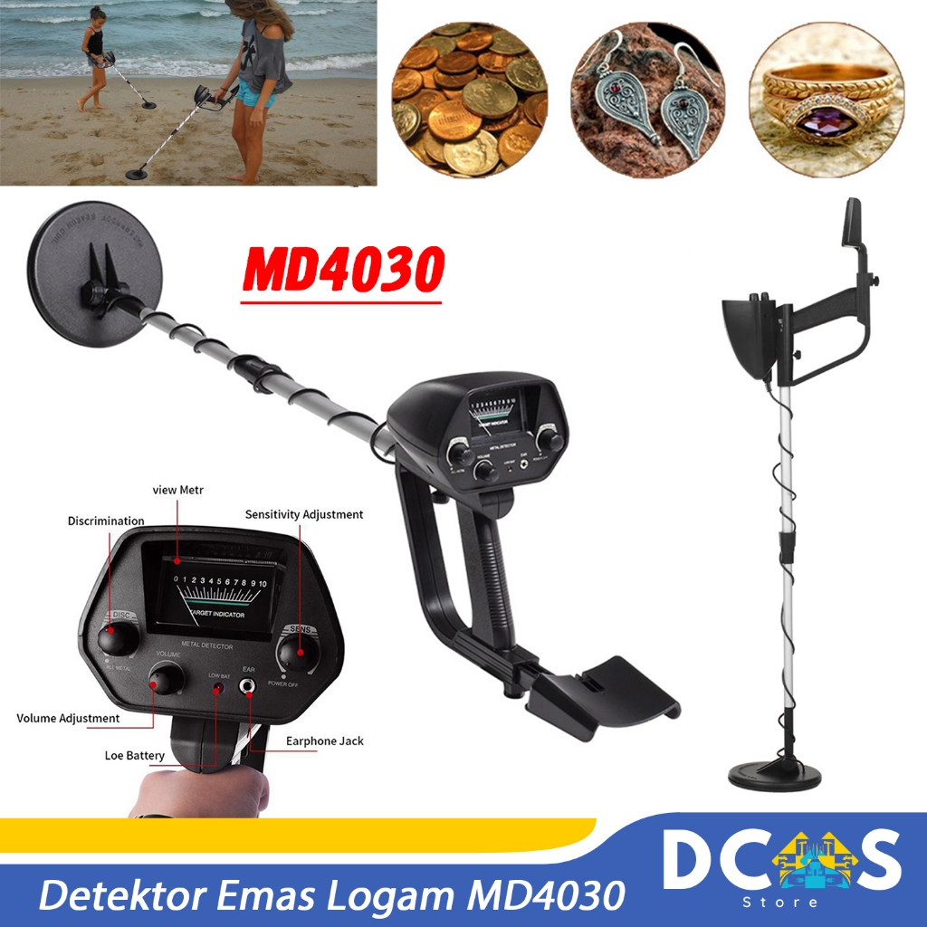 MD4030 Gold Metal Detector Emas Logam King Detektor MD-4030