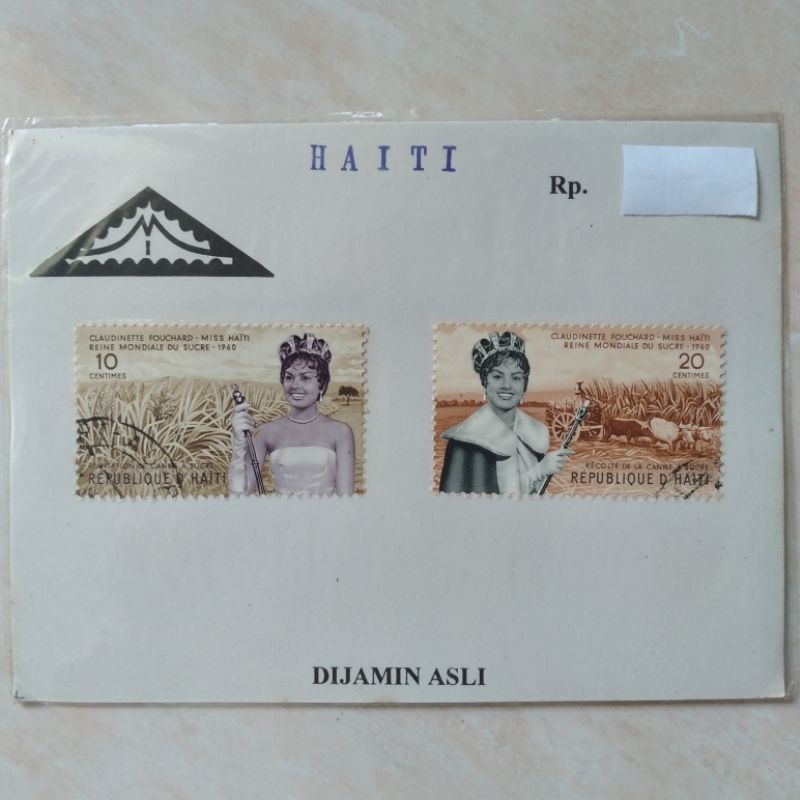 

Prangko Perangko Jadul Haiti Used Set 2 Pcs Folder - YN1766