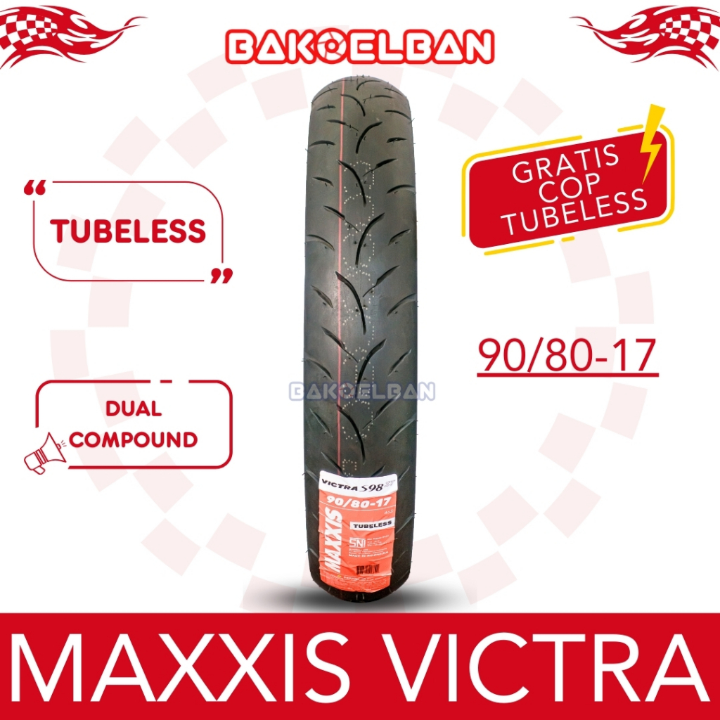 BAN MOTOR MAXXIS VICTRA 90/80-17