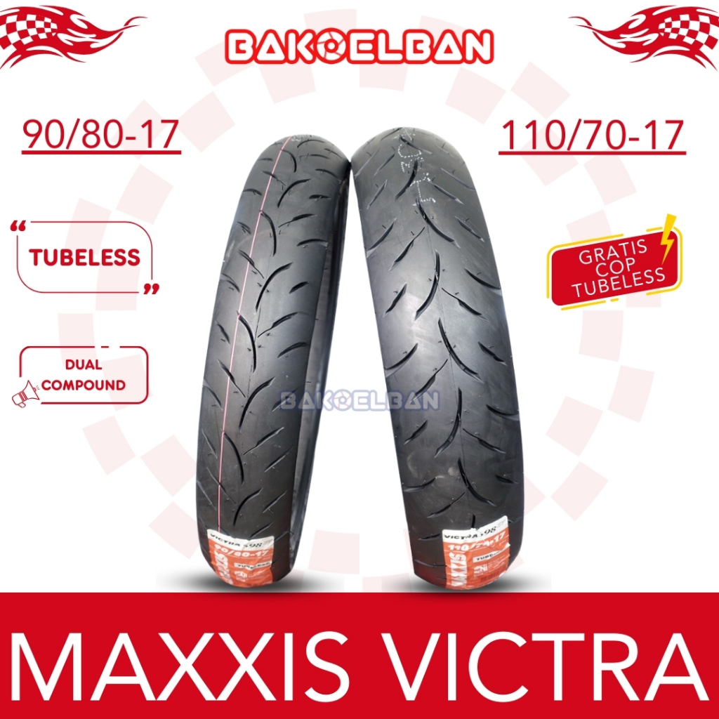 PAKET BAN MAXXIS VICTRA 90/80-17 & 110/70-17