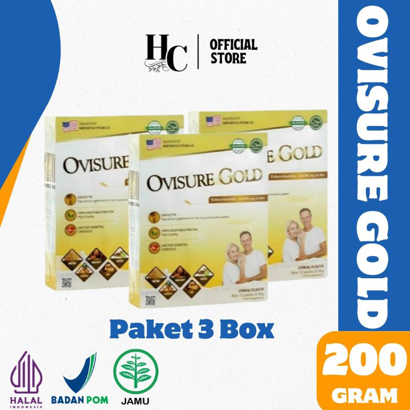 

Paket 3 Box Ovisure Gold Susu Tulang Dan Sendi Syaraf Kejepit Original