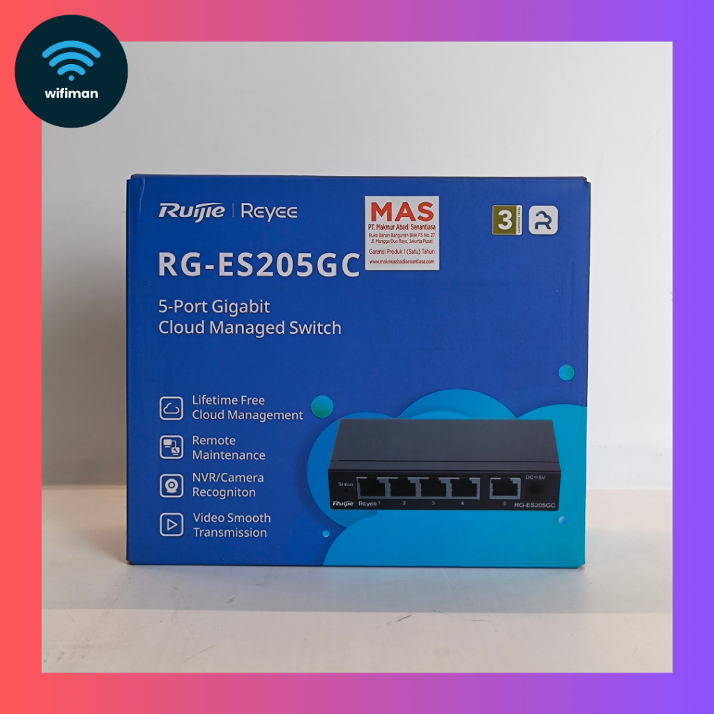 Ruijie RG-ES205GC - Network Switch Cloud Internet