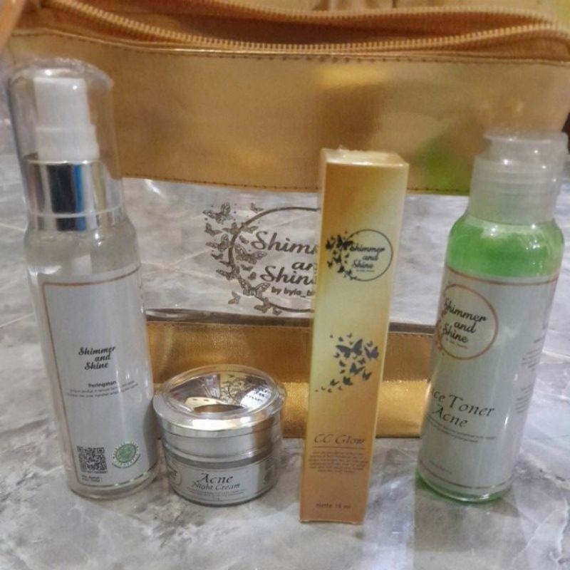 Paket acne platinum shimmer and shine
