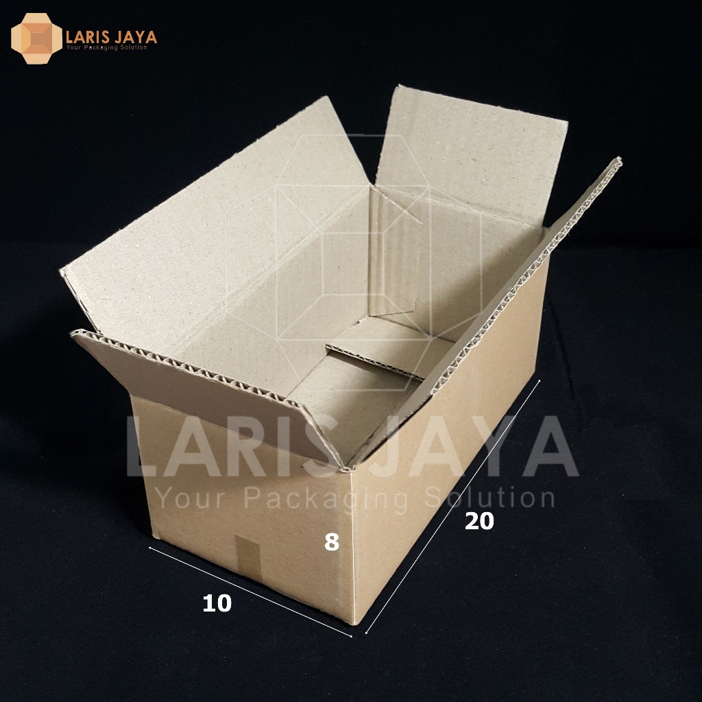 

20 x 10 x 8 cm | B FLute | Kardus | Corrugated Box | Packing | Packaging | Baru