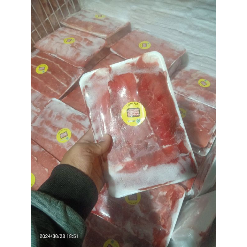 

Beef Slice Low Fat Lemak Sedikit