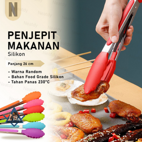 Capitan Penjepit Capit Makanan Kue Gorengan Dapur Tongs Plastik