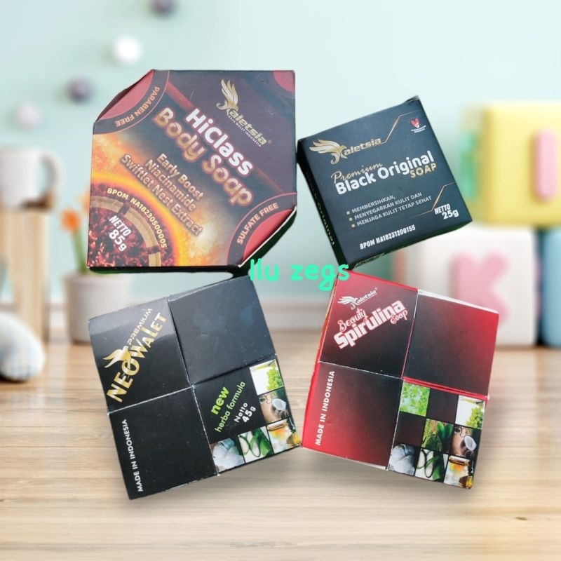 Sabun Raletsia | Spirulina (SBS) | Sabun Walet | Raletsia black Original Soap (RBO) | Neo Walet