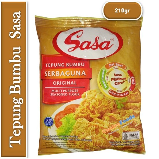 

Tepung Bumbu Serbaguna - Original Sasa | 210gr [ Harga Per BKS ]