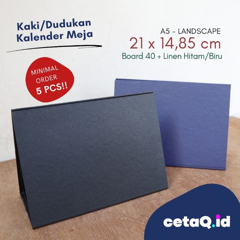 

Kaki Kalender Meja A5 | Standing Kalender Duduk, tatakan calendar A5 LANDSCAPE
