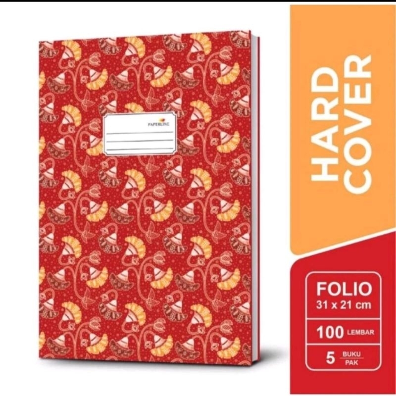 

buku folio / buku besar / buku paperline folio 100 lembar / buku folio hardcover / buku paperline