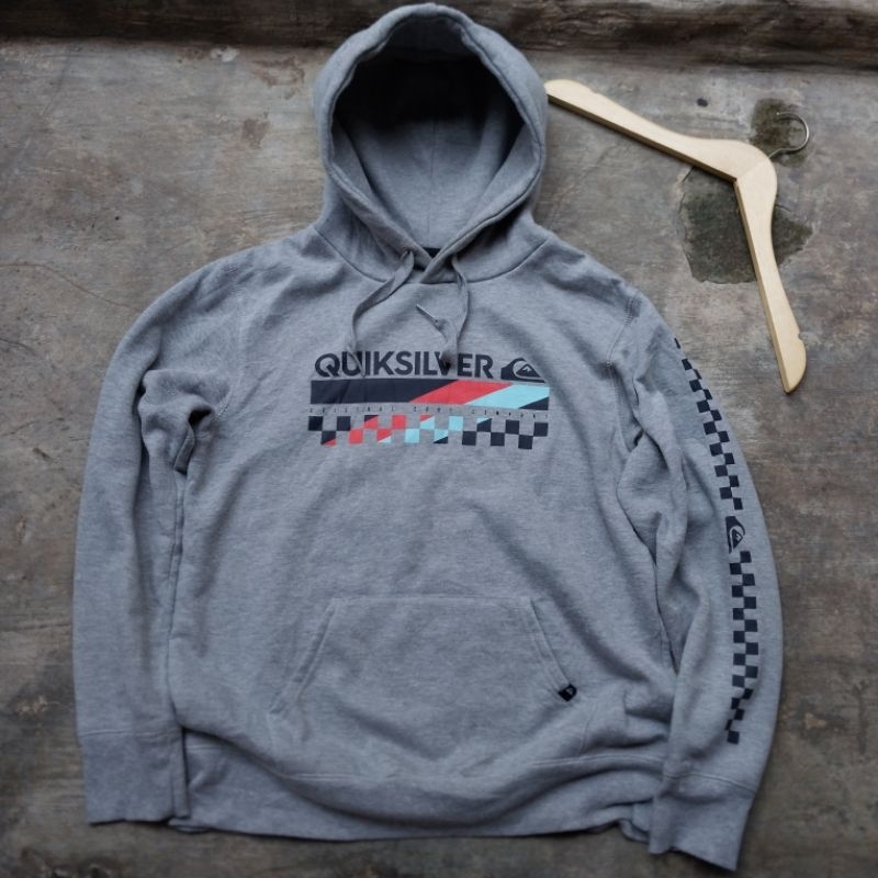 quiksilver hoodie second bekas