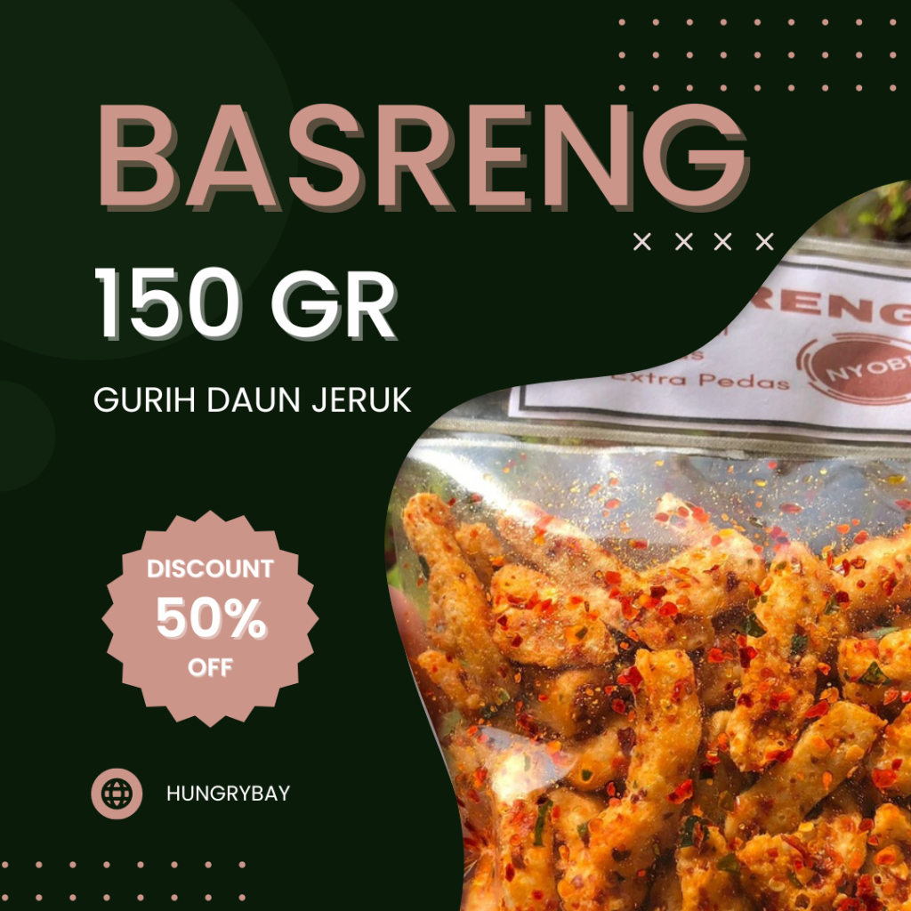 

Basreng Pedas Daun Jeruk 150 Gram Paket Leseller Isi Cemilan Gurih Kemasan Bumbu Renyah Melimpah