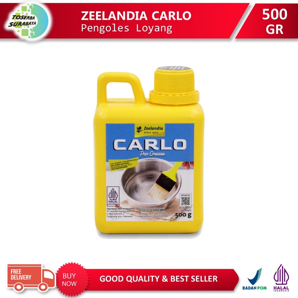 

CARLO Pengoles Loyang 500gr - ZEELANDIA Carlo Pan Grease