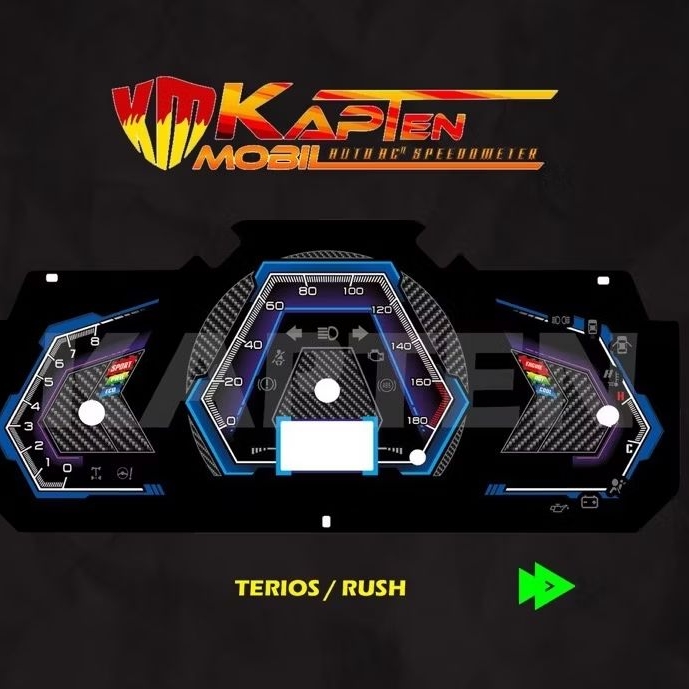 panel speedometer custom terios . custom speedometer terios